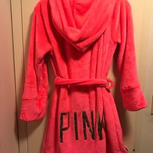 Plush Pink robe